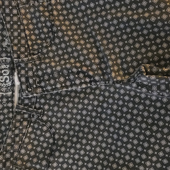 High Rise Stretch Patterned Jeans - Picture 2 of 3